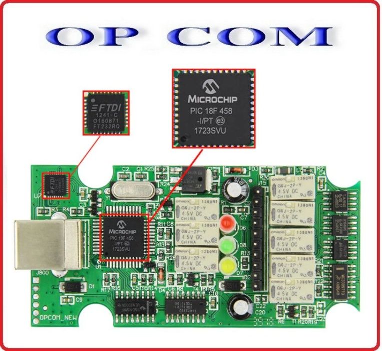 Авто сканер OP-COM Profession Ver 1.70 для Opel ОБД2 (Перепрошиваемый)