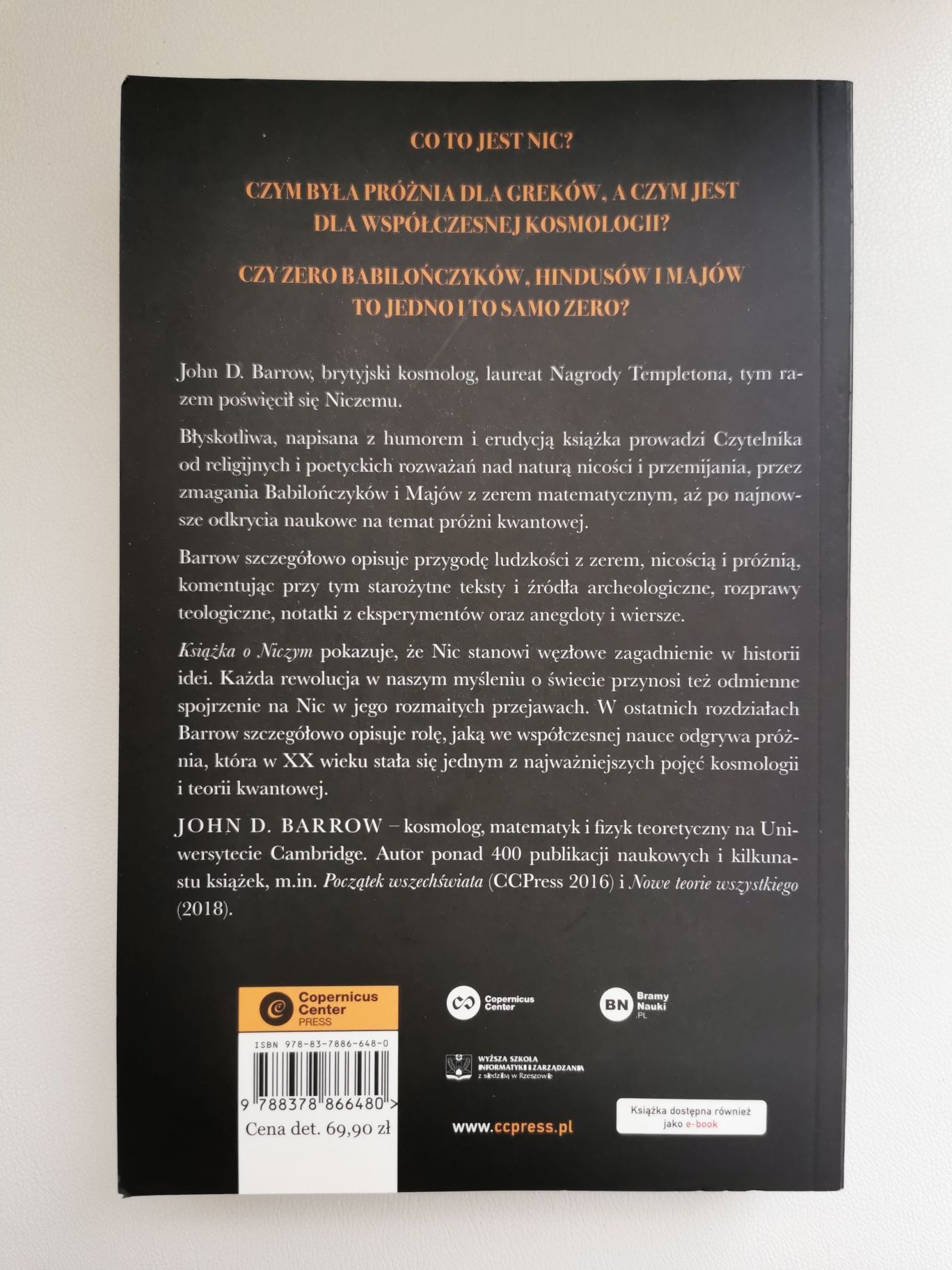 Książka o niczym John D. Barrow