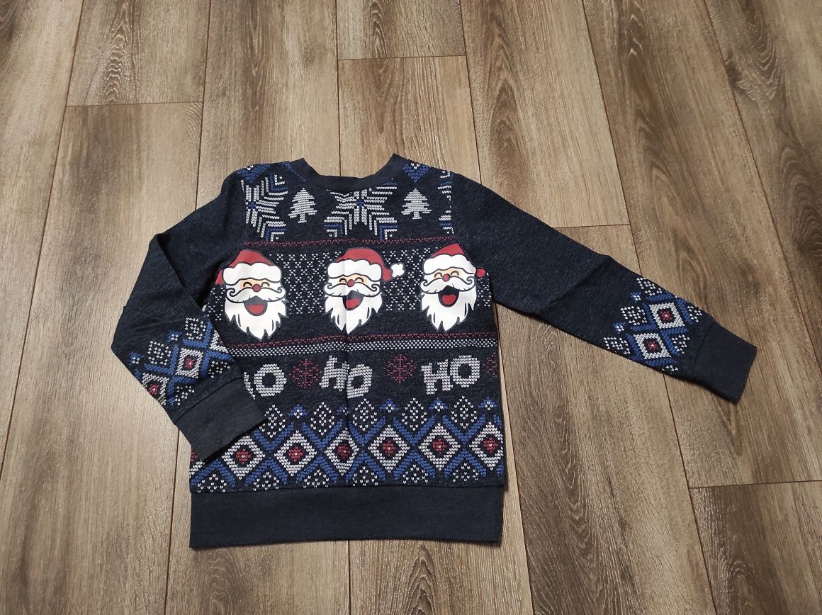 Sweter świąteczny, sweterek święta, chłopiec 122-128