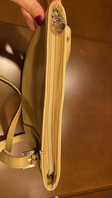 Mala a tiracolo em pele Longchamp