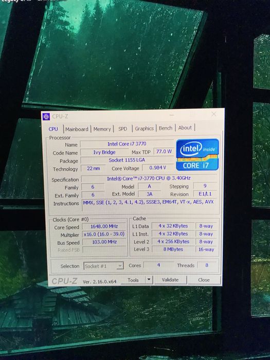 Середній комп‘ютер ПК Intel Core i7 3770/16 DDR4/GTX 1650