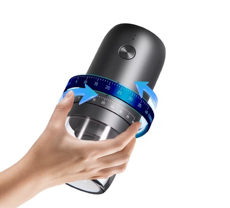 Кофемолка электрическая с регулировкой помола (портативная)