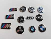 Nowe naklejki logo emblemat na kluczyk pilot BMW audi VW Mercedes 14mm