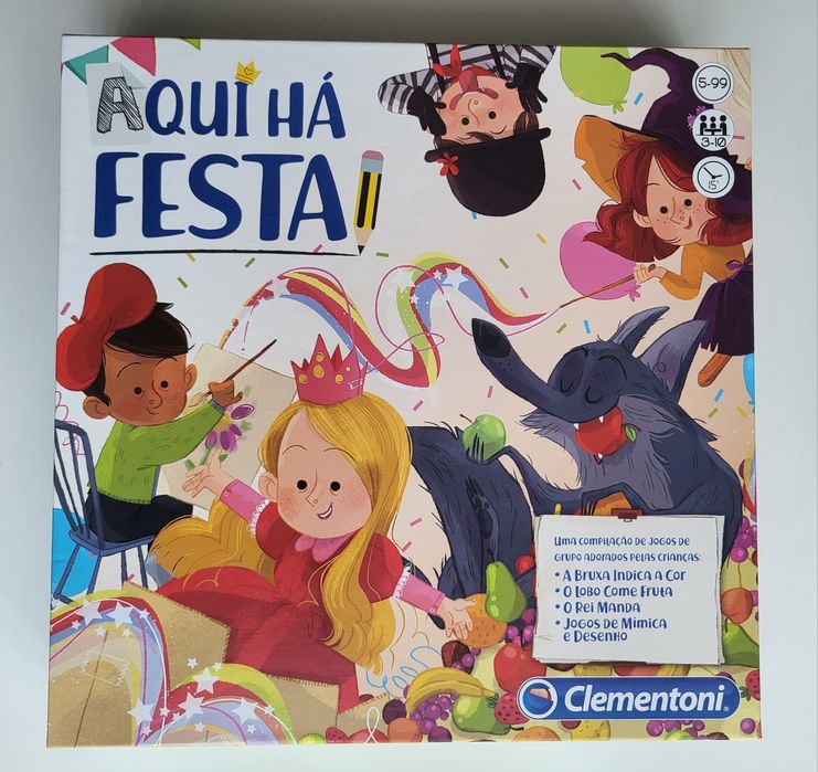 Jogo de tabuleiro Aqui há festa da Clementoni