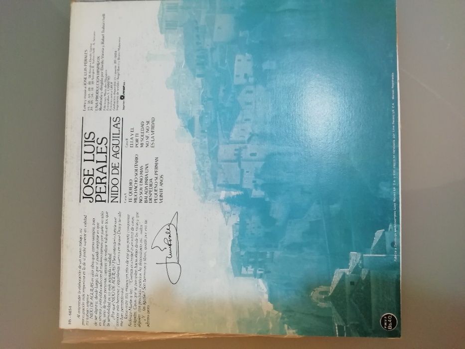 José Luis Perales / Nido de águilas - Vinil Musica Venezuelana