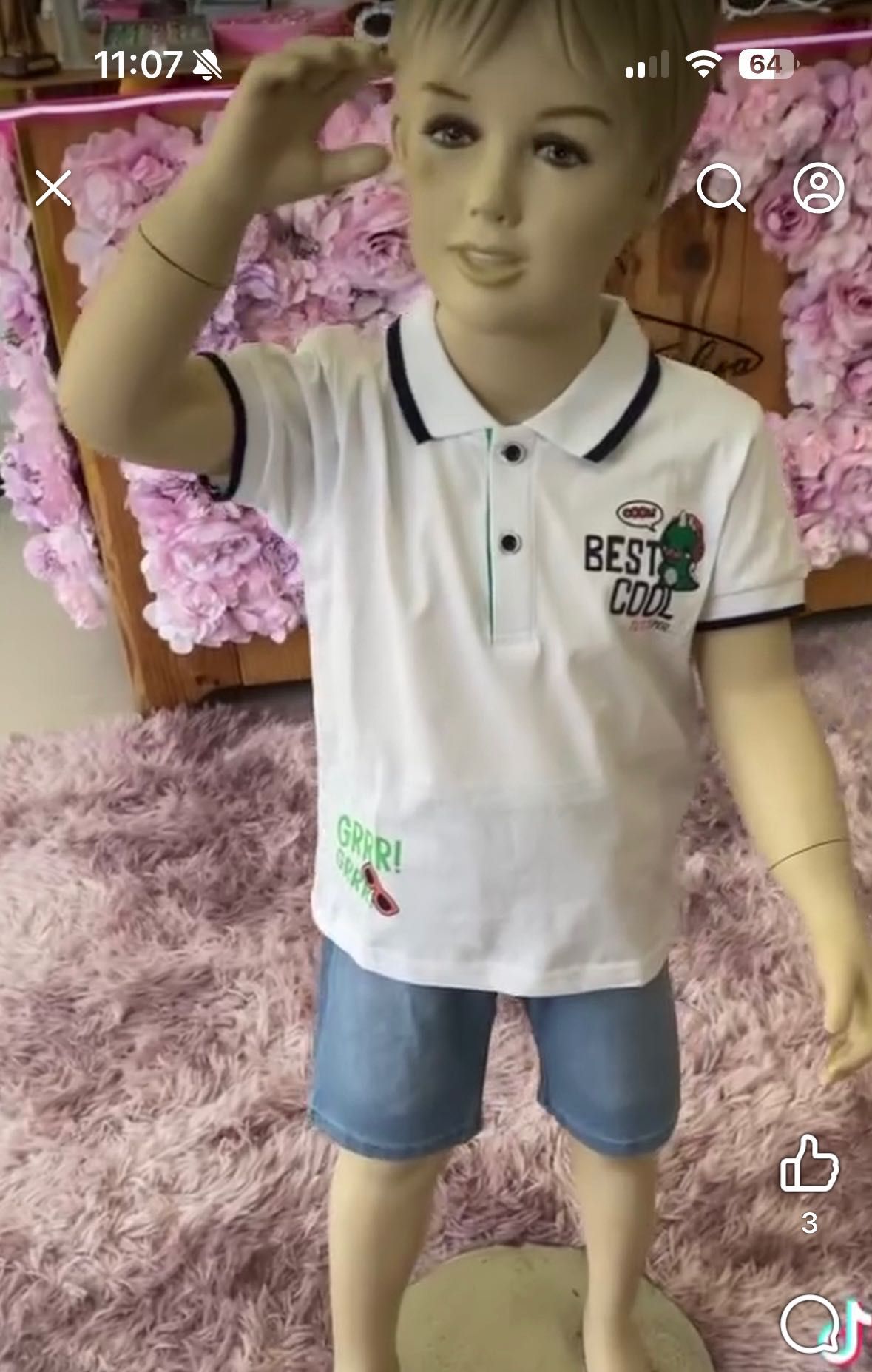 Manequins criança como jovos