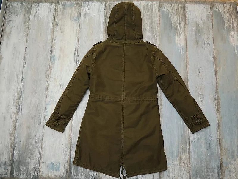 Maison Scotch Militarna Parka Premium Vintage Damska Kurtka Cargo