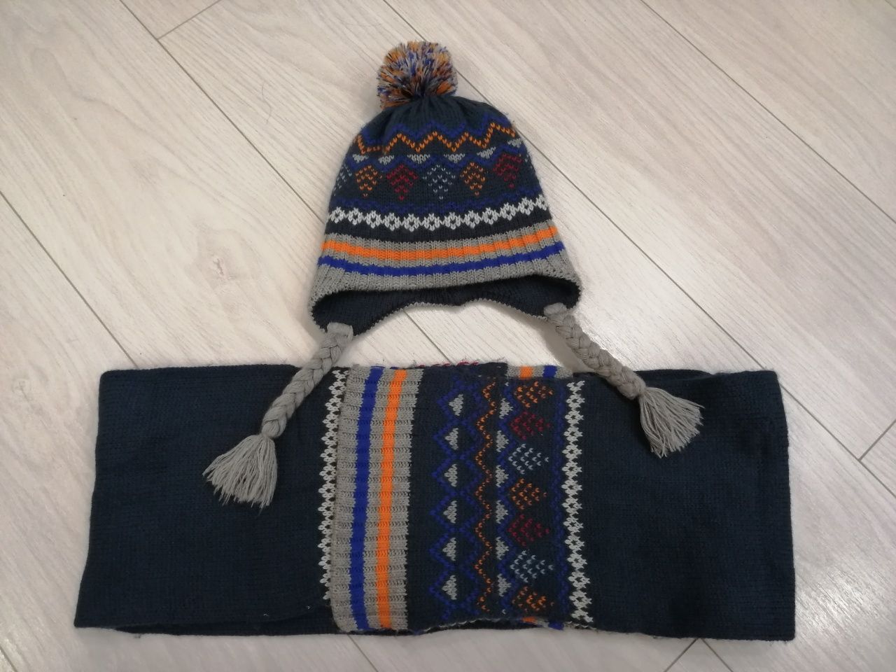 Комплект(шапка,шарф) DeFacto шапка ушанка