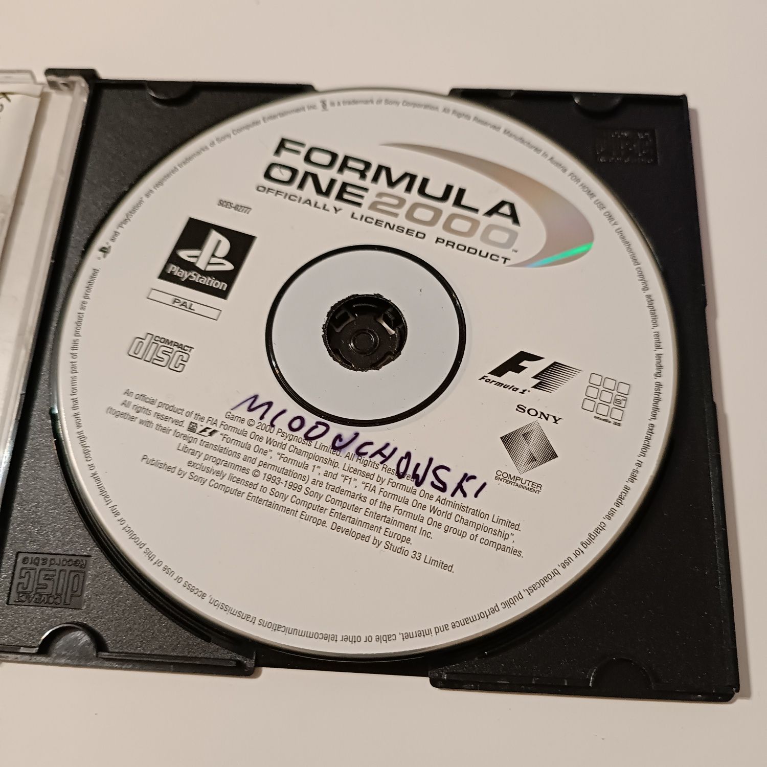 Formula one 1 formuła 2000 PSX Ps1 PlayStation 1