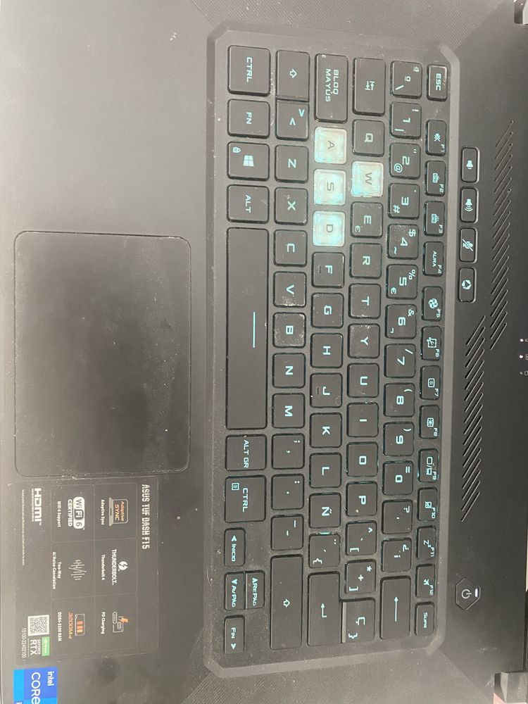 Portatil gaming tuf