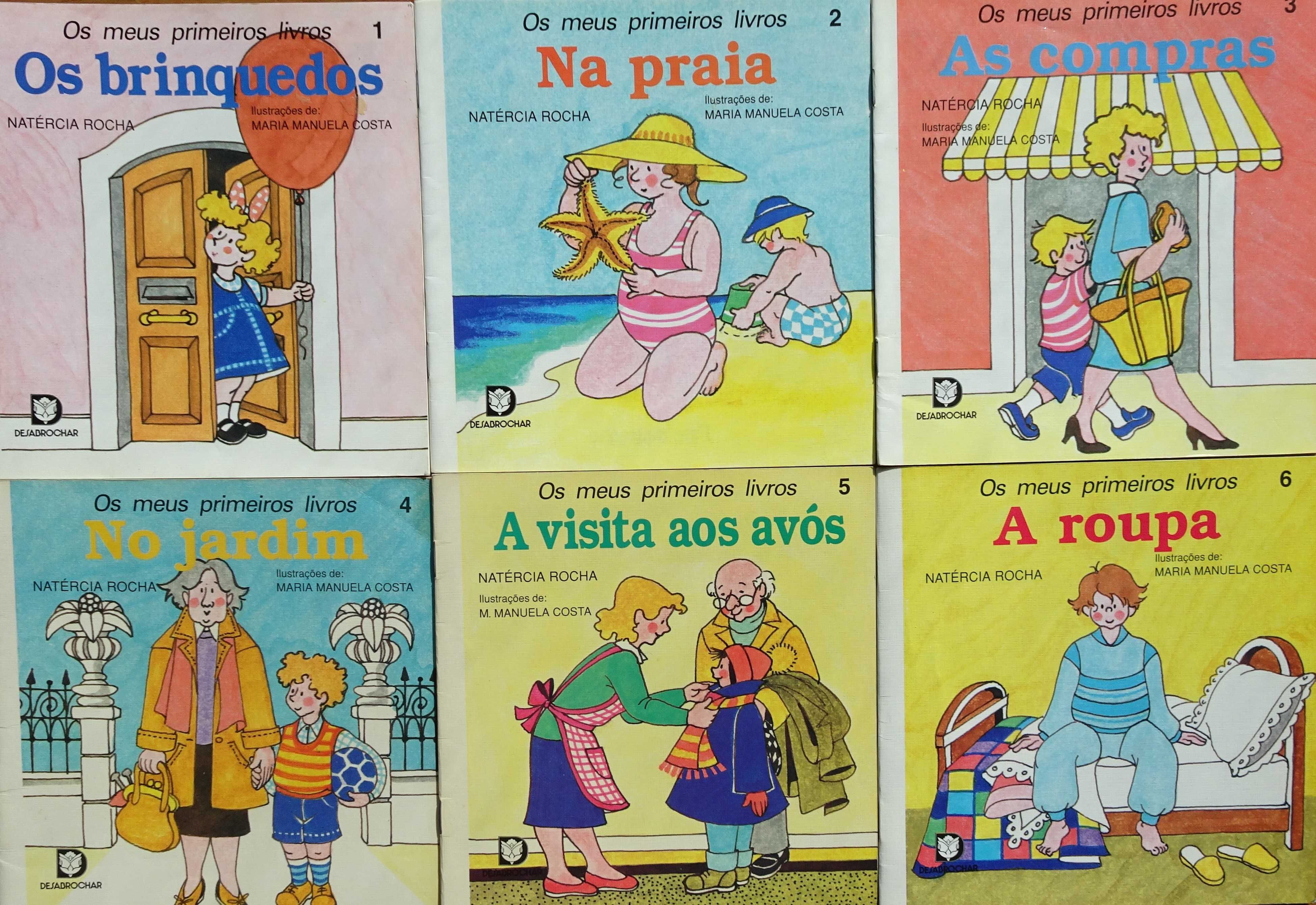 Os Meus Primeiros Livros - Completo 6 Volumes (Dos 2 aos 6 Anos)