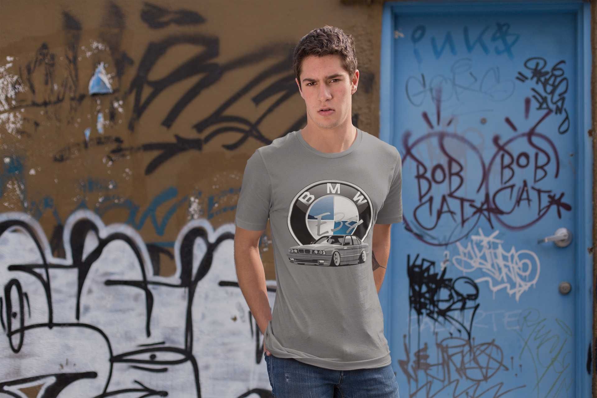 T-shirt 100% Algodão BMW E34