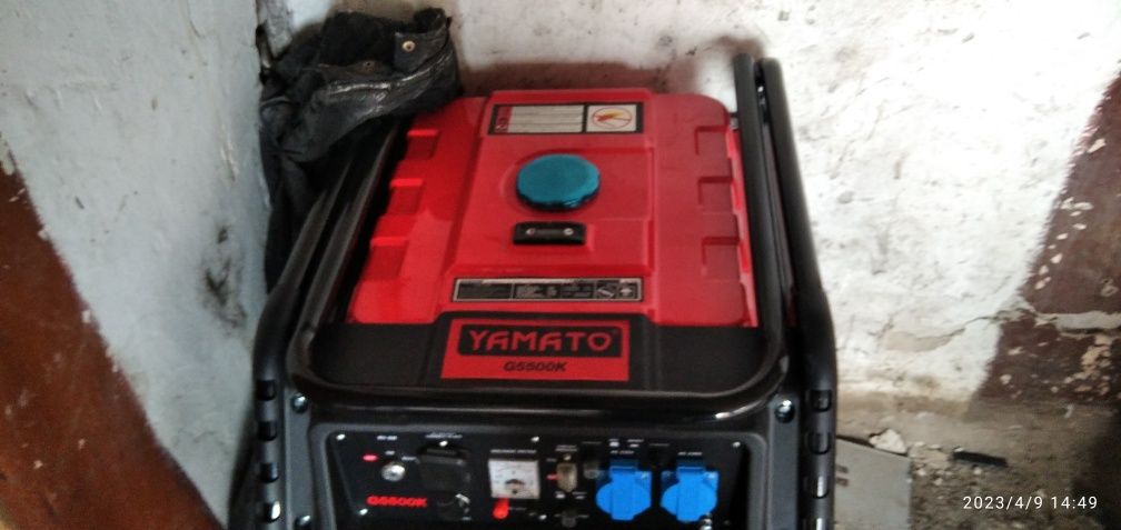 Продам новый генератор фирмы Yamato 5,5 квт