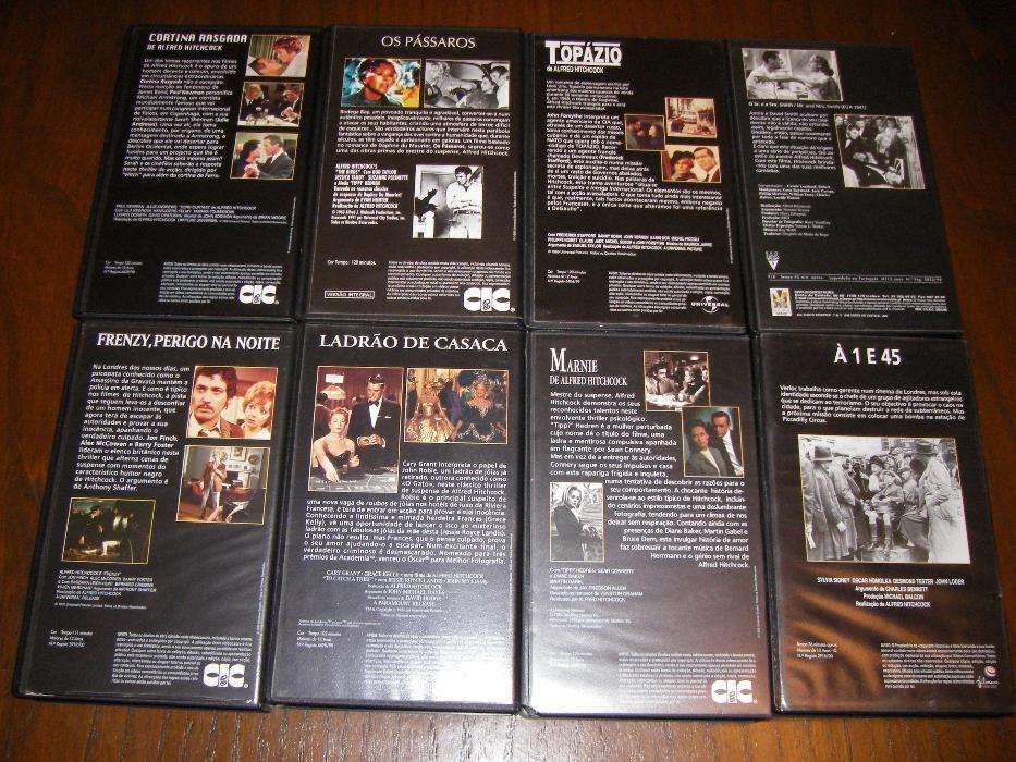 24 Cassetes VHS colecção Alfred Hitchcock