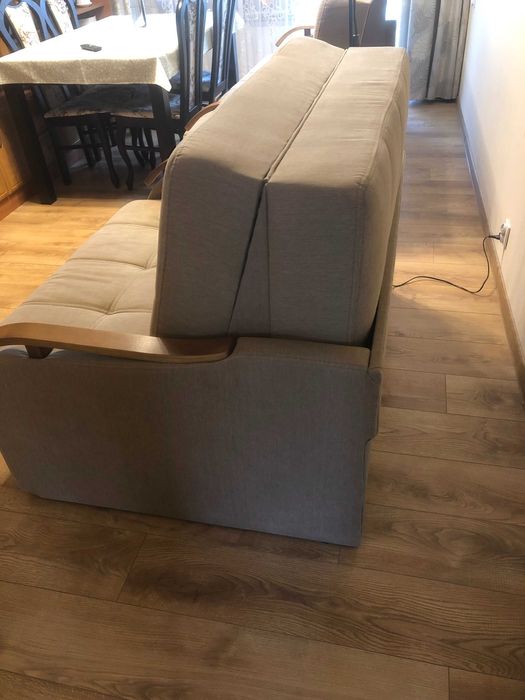 Komplet wypoczynkowy w bardzo dobrym stanie - wersalka, sofa, fotel