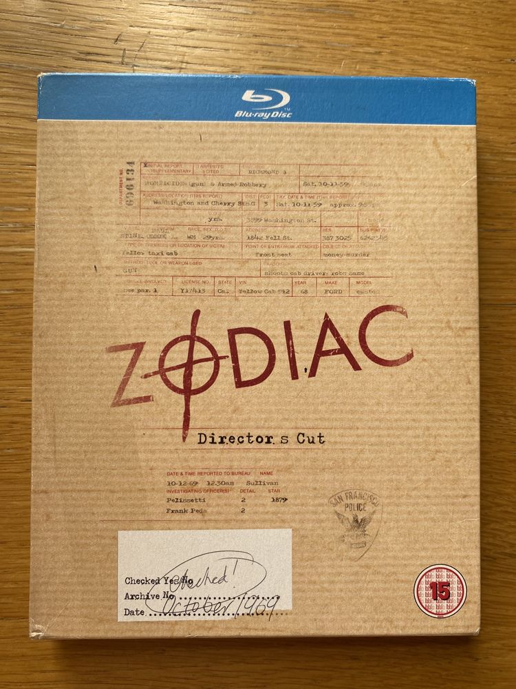 Film Zodiac Blu Ray