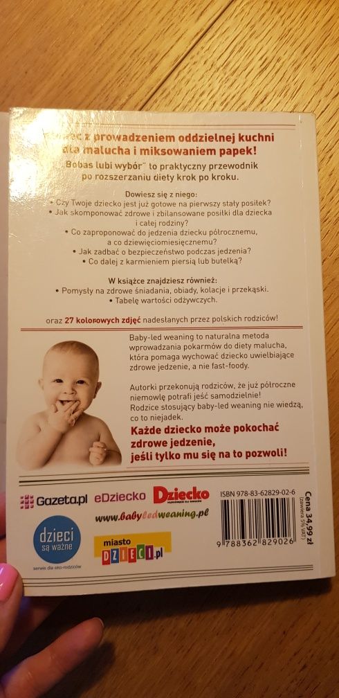 Książki :"U malucha na talerzu i Bobas lubi wybór-Komplet
