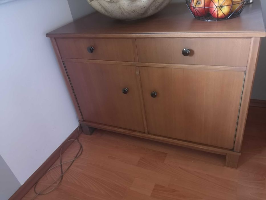 komoda dąb naturalny lite drewno