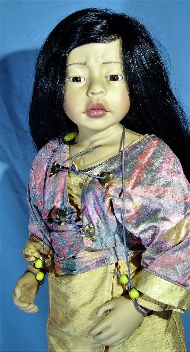 Коллекционная лялька виниловая кукла 60 см большая Philip Heath редкая
