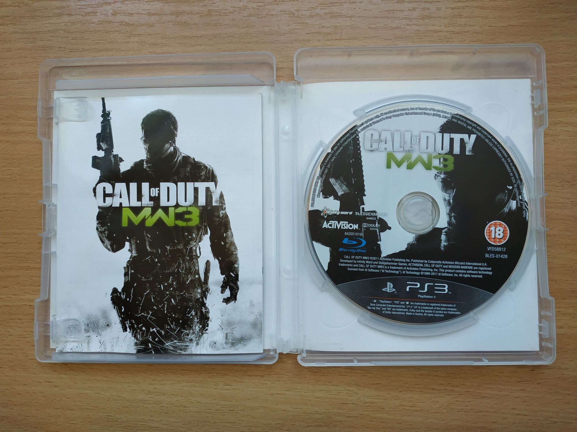 Call of duty mw3 ps3,#,stan bardzo dobry, wysyłka przez olx