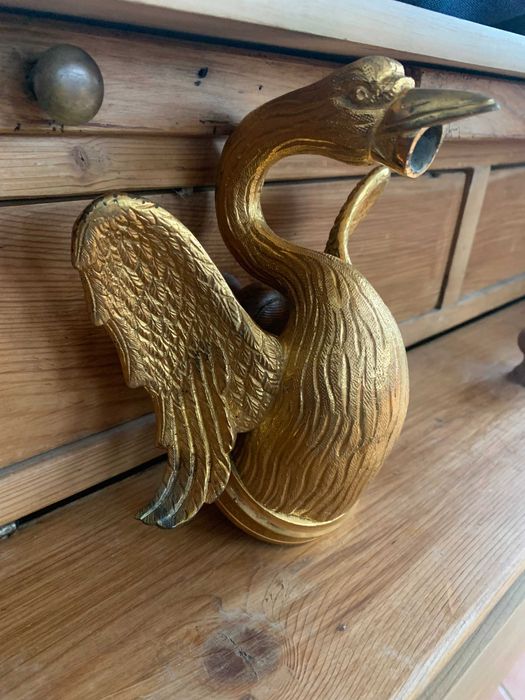 torneira bronze de parede