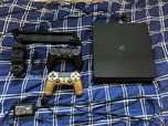 Konsola ps4 slim 500gb + 2 kontrolery + gry