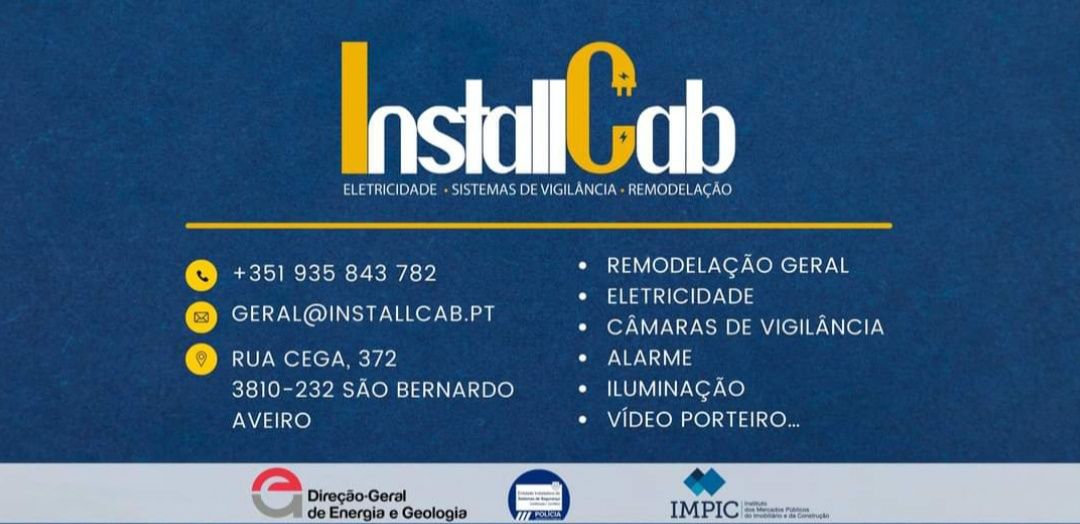 Eletricidade/ Sistemas de segurança/Remodelações