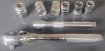 Grzechotka 3/8" Nasadki honiton przedłużka 125mm