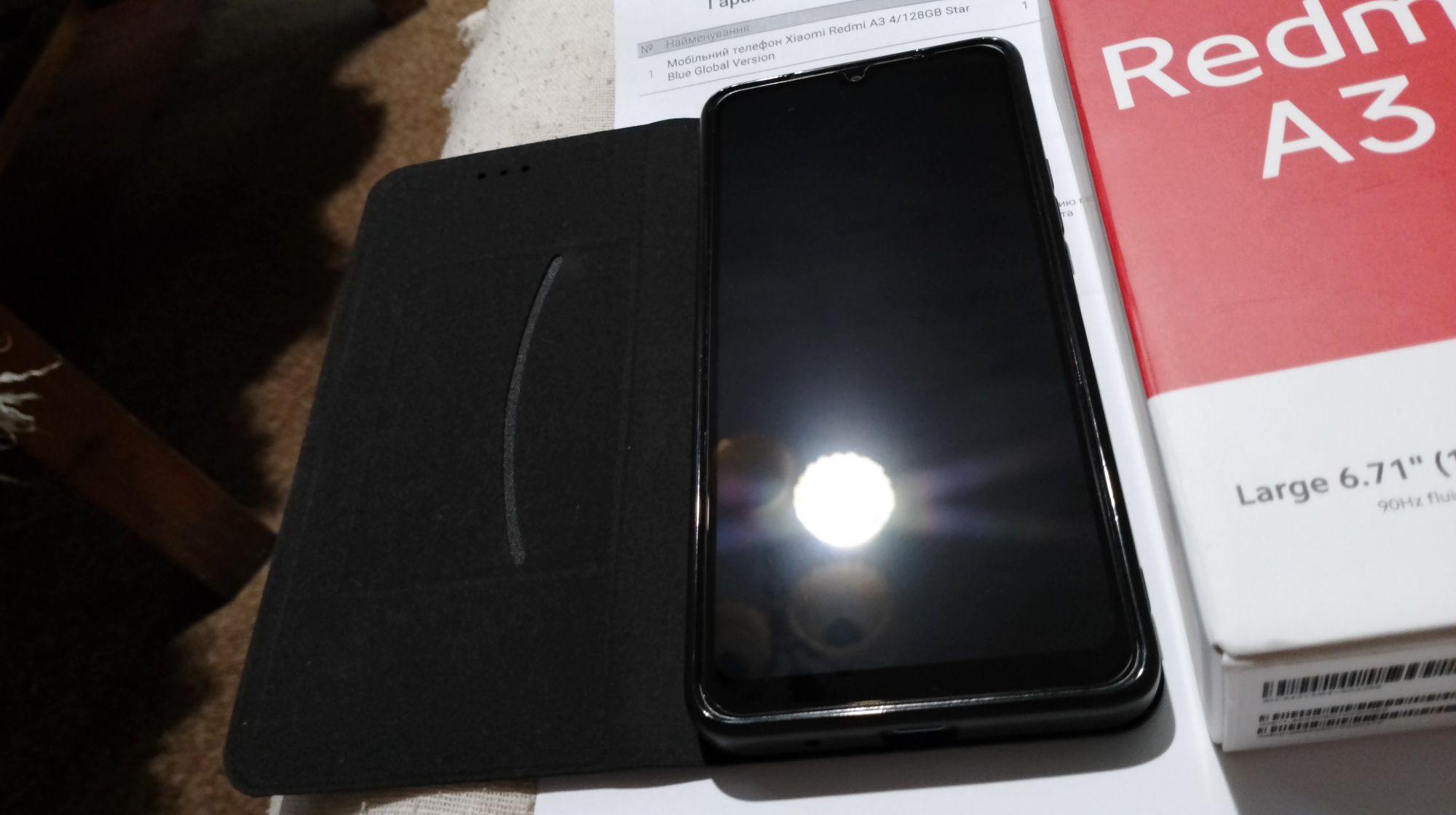 Как новый смартфон Xiaomi Redmi A3 4+4/128 Blue