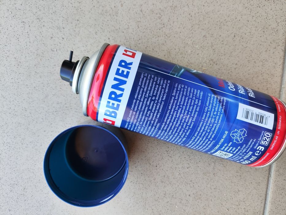 Odrdzewiacz grafitowy 400ml Berner