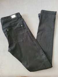 Czarne spodnie. Jeansy skinny Zara r.38