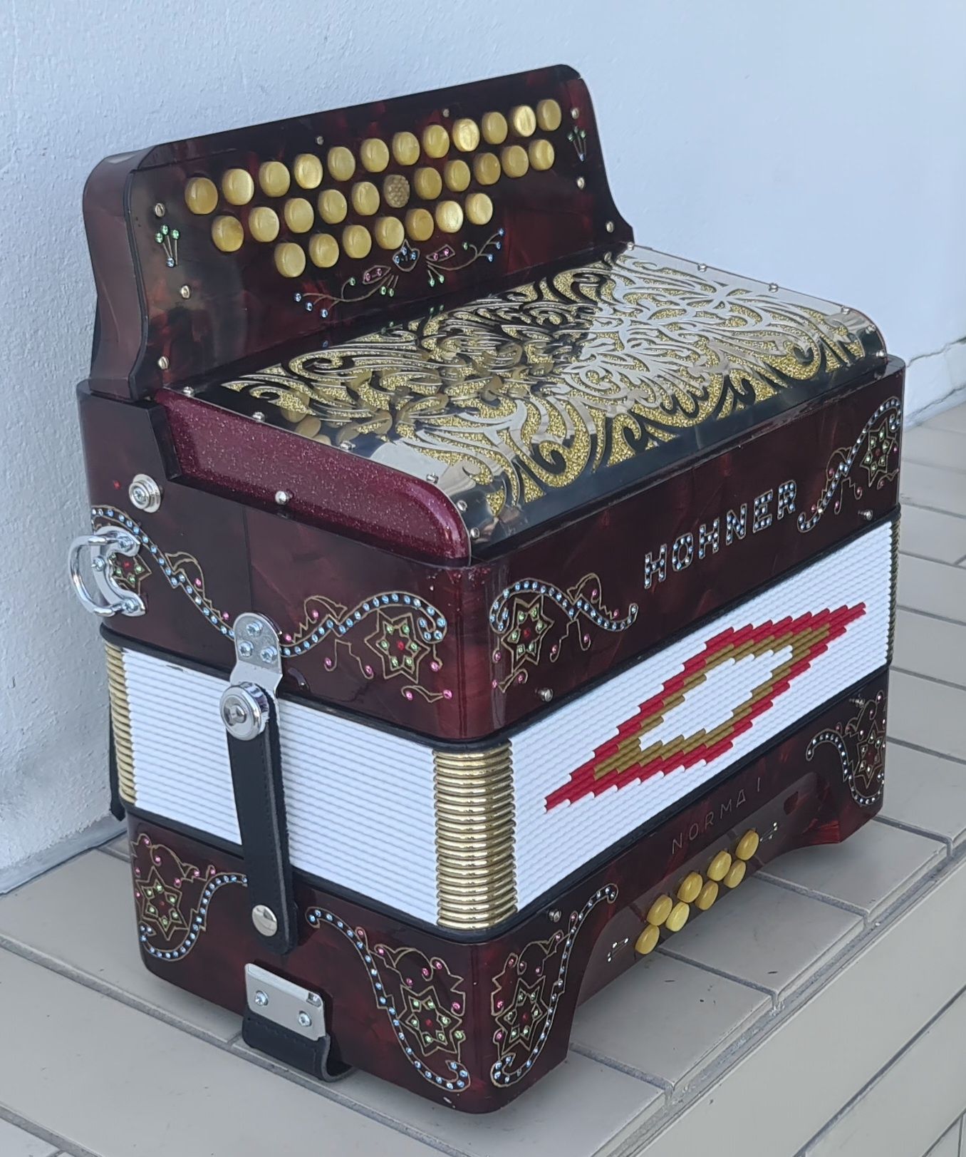 Concertina hohner 3 voz