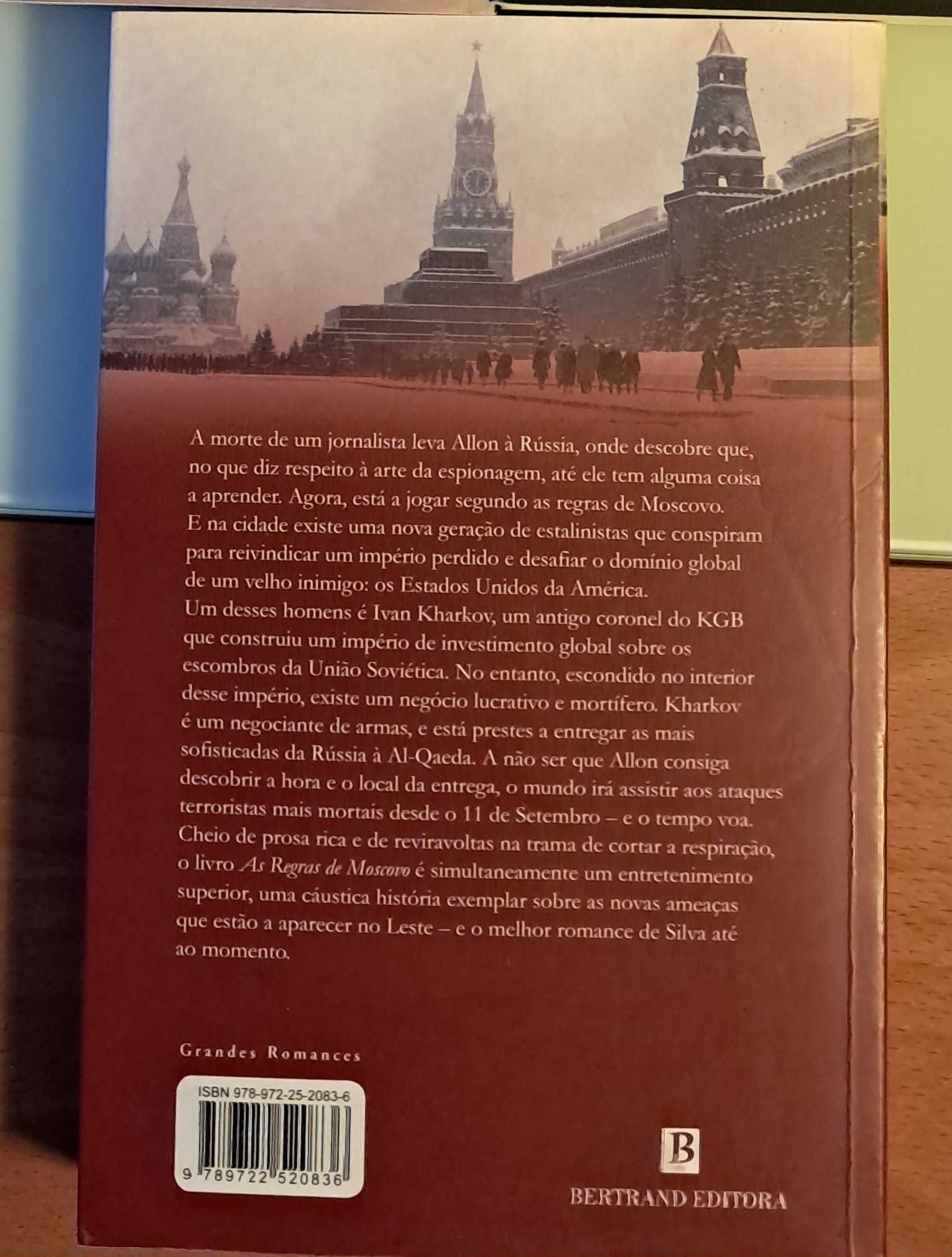 Livro "As regras de Moscovo" de Daniel Silva