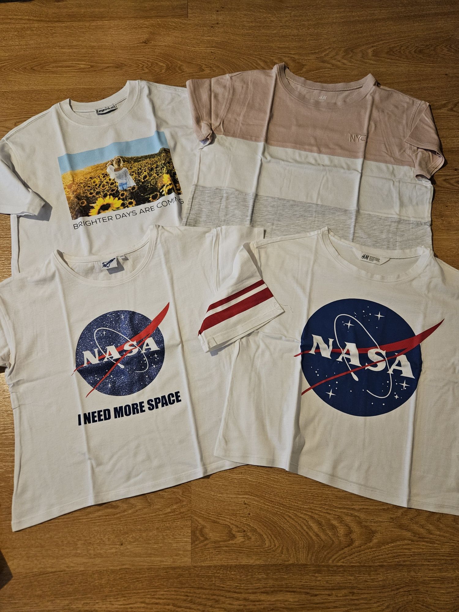 Zestaw paczka  ubrań 158/164 bluzy t- shirty h&m Reserved