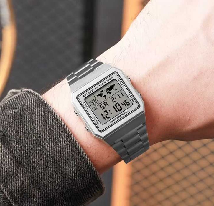 Luksusowy zegarek elektroniczny SYNOKE