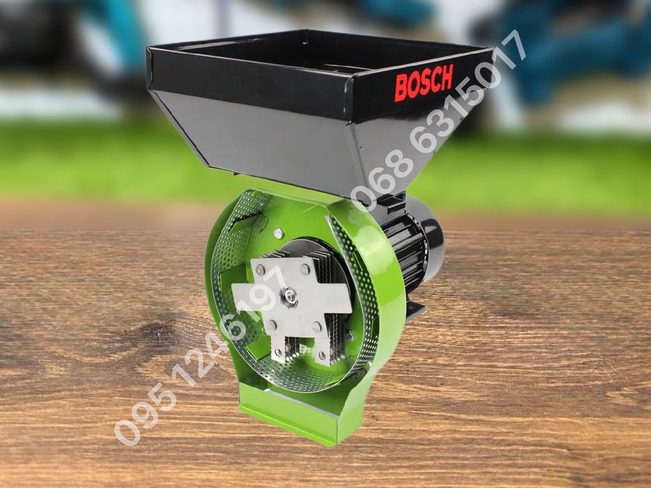 Зернодробилка Bosch BFS 4200 Дробилка зерна + кукурузные кочаны