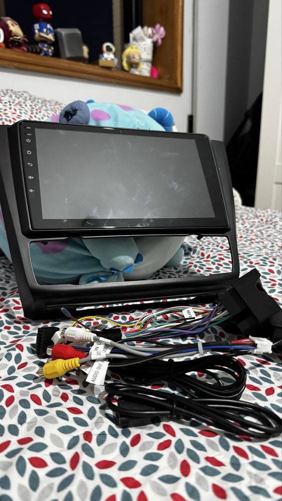 Radio multimidia com moldura bmw serie 1