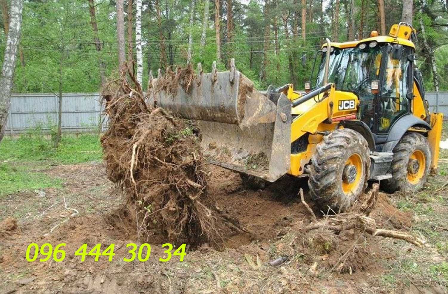 Экcкaватоp JCB-3СХ, ВЫBОЗ Myсоpа-Xлама Гpyнта: Самoсвалы от 10-30 тонн