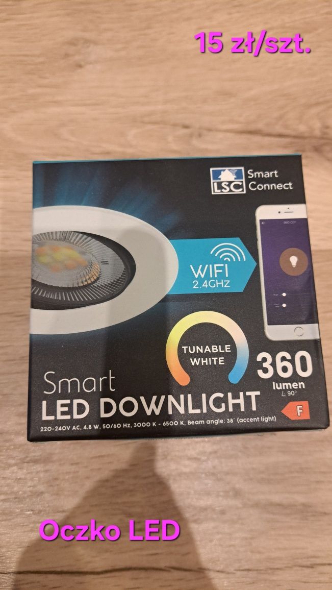 Oczko LED Smart Connect Białe 4 szt.