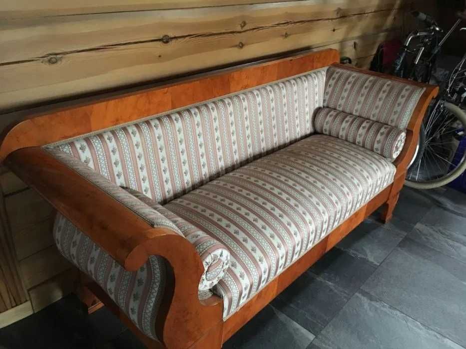 Sofa i fotel w stylu Biedermeier - pilnie sprzedam