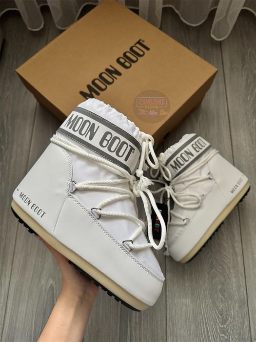 MOON BOOT Pink/White