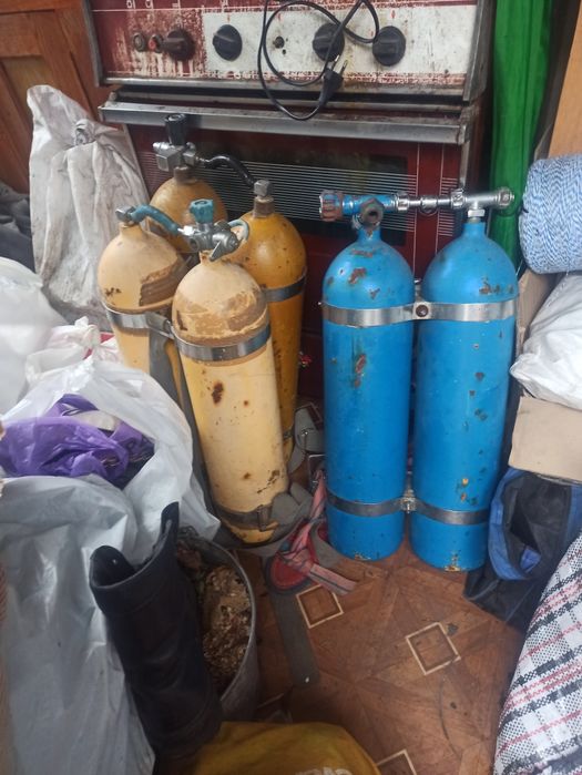 Продам баллоны акваланги,украина,под углекислату,аргон