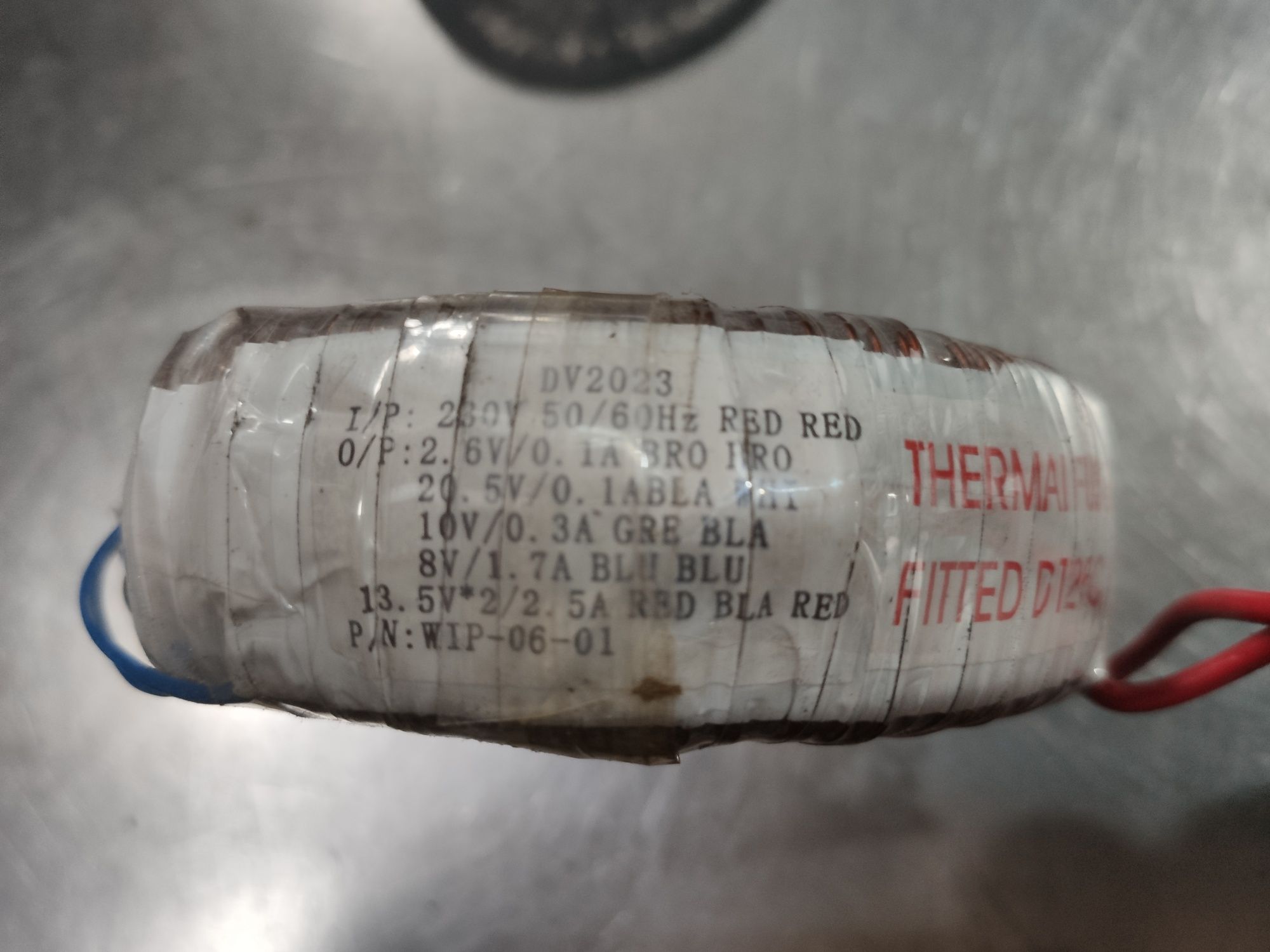 Transformator toroidalny DV 2023 20,5/13,5/10/8/2,6 V