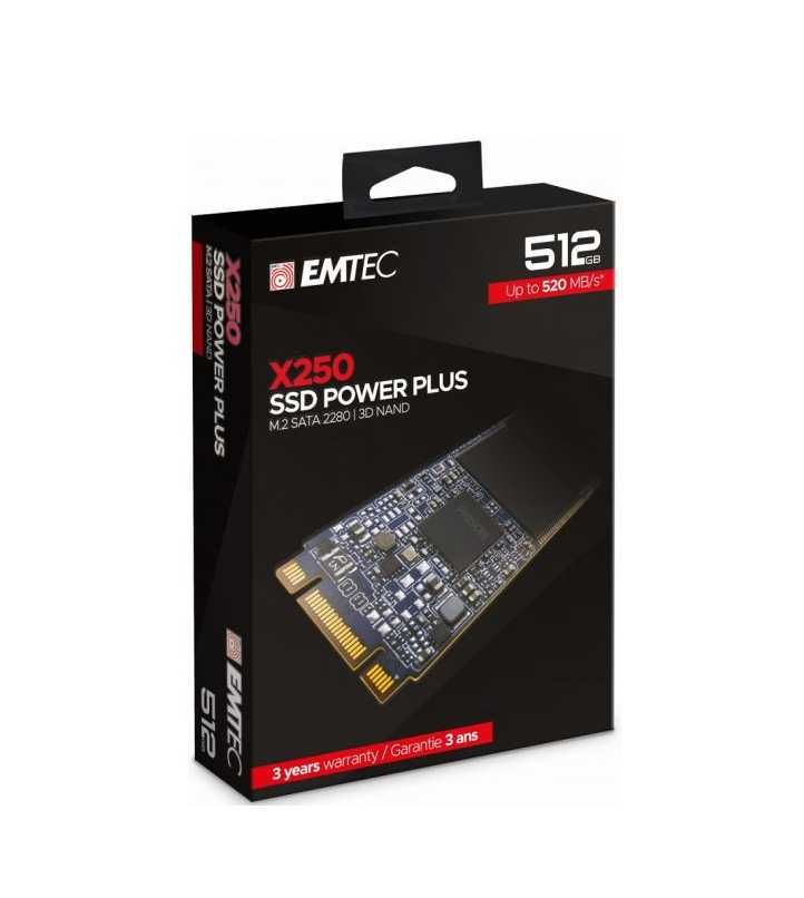 Disco SSD Kingston Emtec Power Plus X250, 512Gb, M.2, 500Mb/s