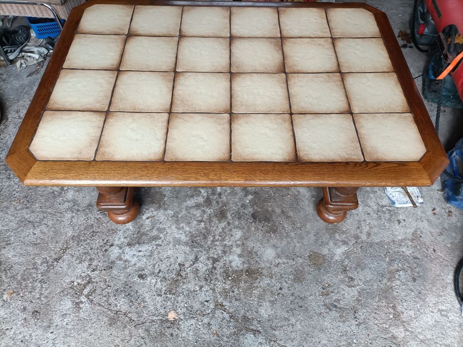 Dębowa ława biesiada