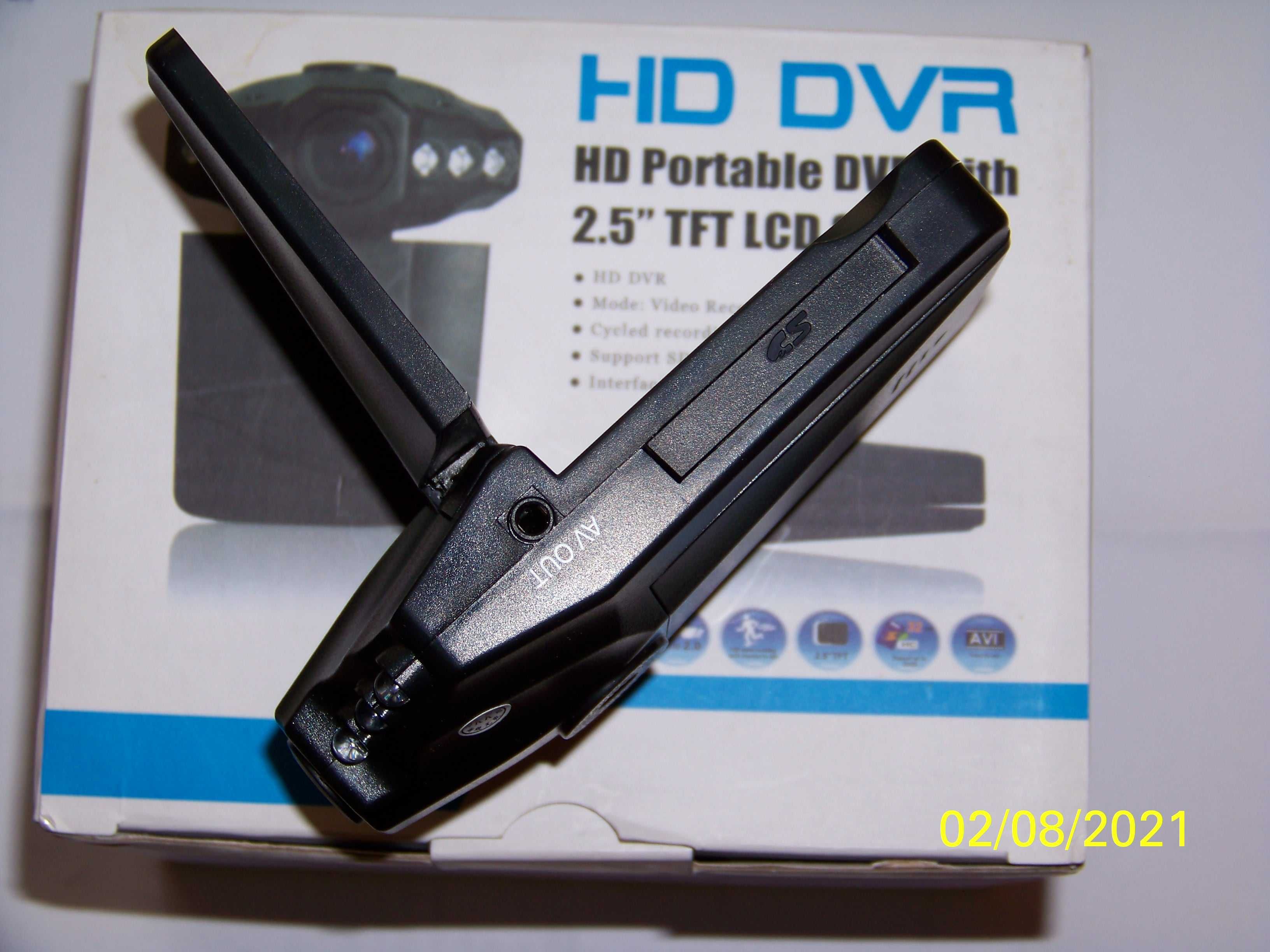 Wideorejestrator samochodowy HD DVR  2,5 cala  nowy