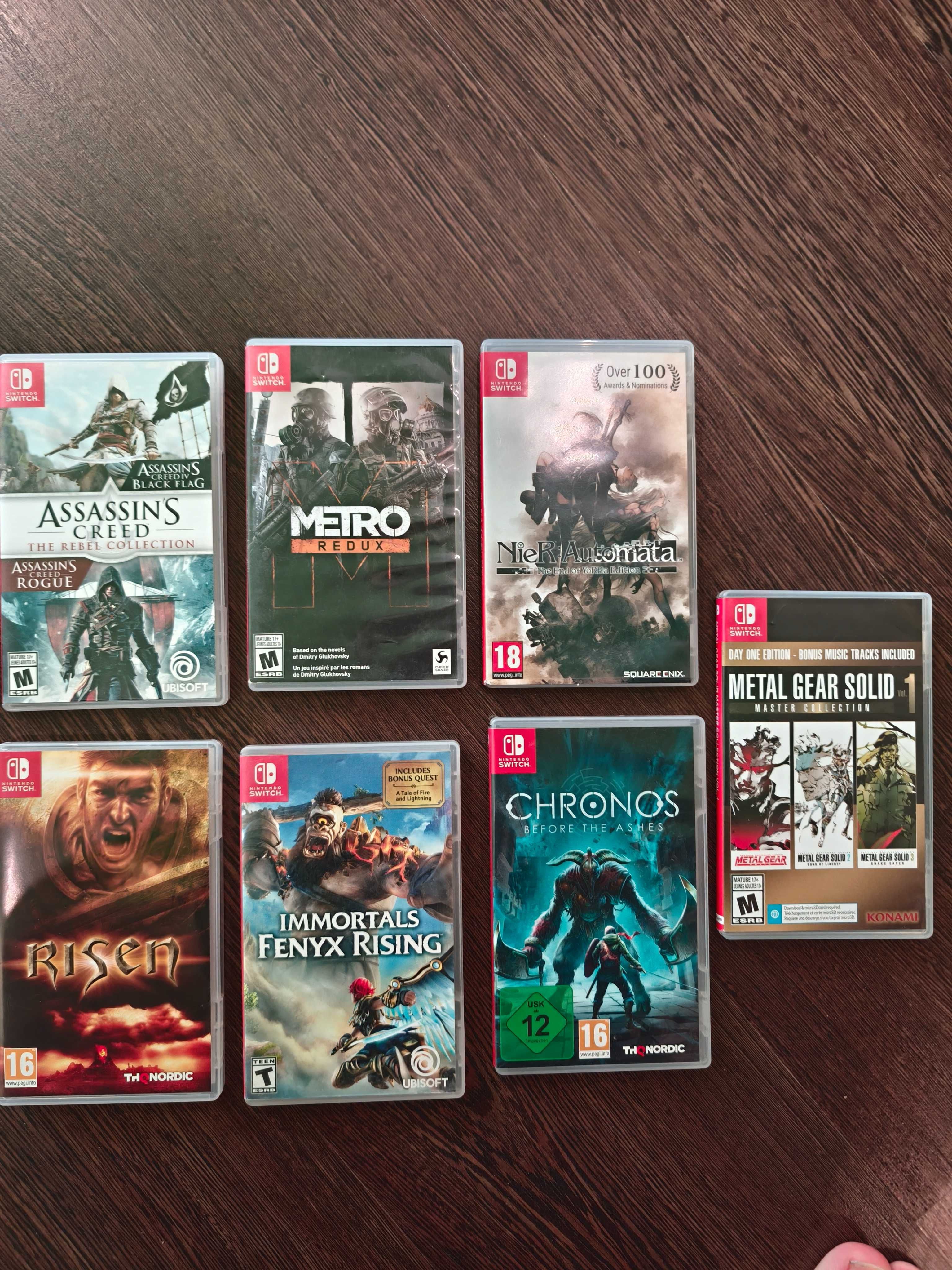 Ігри nintendo switch, картриджі