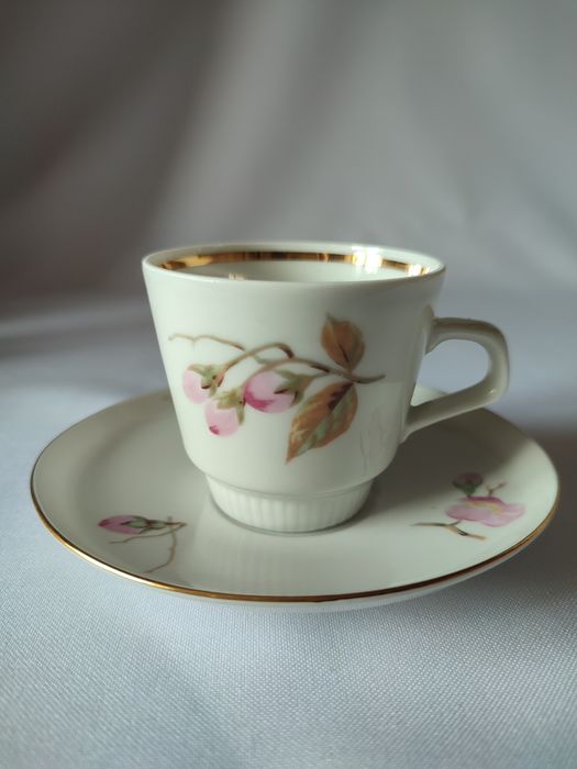 Чайный сервиз "Берёзка" Сумы. Кофейный сервиз "Шиповник" ГДР. СССР