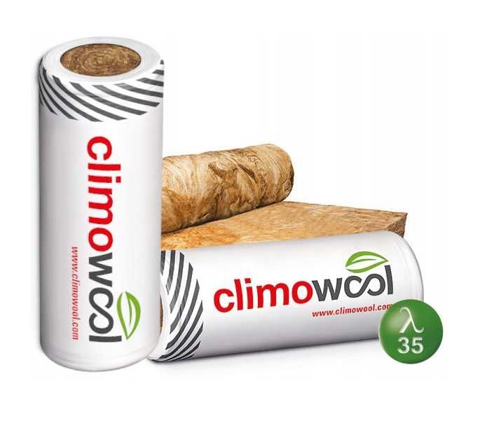 Welna mineralna CLIMOWOOL 20cm mata 035 poddasz