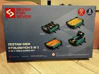 % promo . Nowy Mega zestaw 5 stołowych gier w 1
